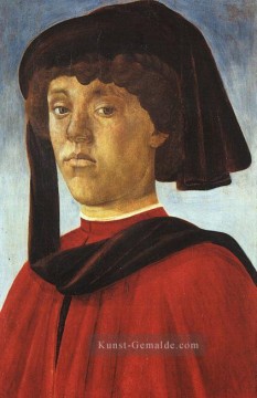 Porträt eines jungen Mannes Sandro Botticelli Ölgemälde